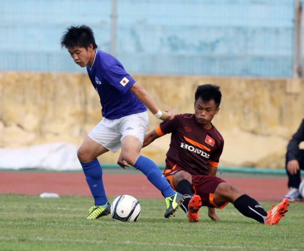 Đấu tập, U.23 VN - JFL Selection (Nhật Bản): 0-4: Một sàng khôn