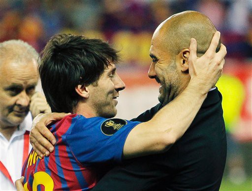 Guardiola và Messi không hẹn mà gặp ở… Man City