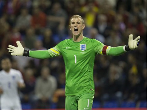 Lần đầu cho Joe Hart