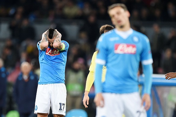 Video lượt đi vòng 1/16 Europa League: Napoli 1-1 Villarreal