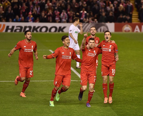 Video lượt về vòng 1/16 Europa League: Liverpool 1-0 Augsburg