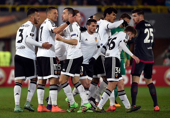 Video lượt về vòng 1/16 Europa League: Rapid Wien 0-4 Valencia