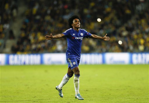 Willian sút phạt số 1 ở châu Âu