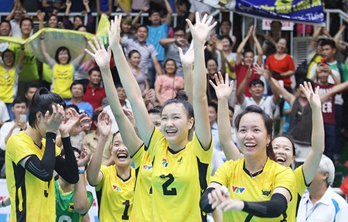 h&igrave;nh ảnh: VTV B&igrave;nh Điền Long An trở th&agrave;nh t&acirc;n vương b&oacute;ng chuyền nữ C&uacute;p H&ugrave;ng Vương 2018.