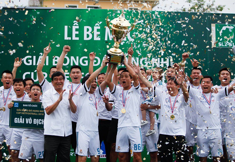 Mobifone FC lên ngôi giải hạng Nhì - Cúp Vietfootball 2018