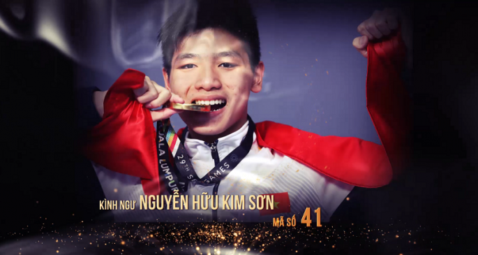 ƯCV hạng mục VĐV nam của năm - Cúp chiến thắng 2017: Nguyễn Hữu Kim Sơn