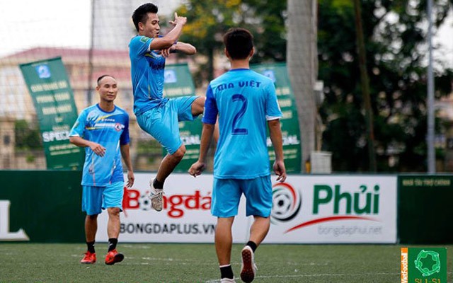 Video: Tuấn "thơ" lập hat-trick, Gia Việt thắng đậm Hữu Bằng