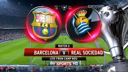 04h00 – Truyền hình trực tiếp: Barcelona – Real Sociedad