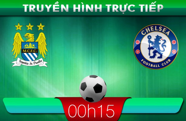 00h15 – 16/2 – Truyền hình trực tiếp: Manc City vs Chelsea