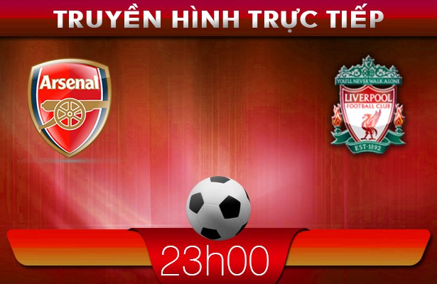 23h00 16/2 – Truyền hình trực tiếp: Arsenal vs Liverpool
