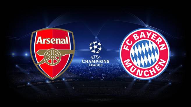 02h45 20/2 – Truyền hình trực tiếp: Arsenal vs Bayern M.chen