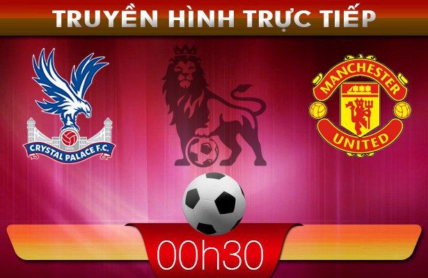 00h30 23/2 – Truyền hình trực tiếp: Crystal Palace vs Man Utd