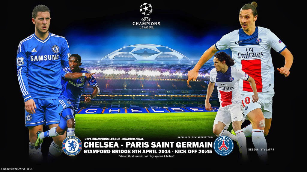 01h45- 09/04 – Truyền hình trực tiếp: Chelsea vs PSG