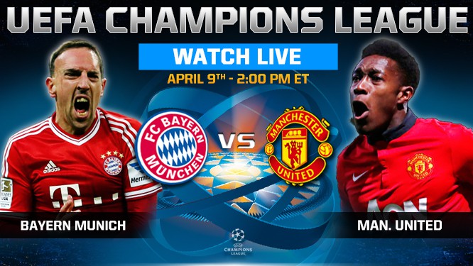 01h45- 10/04 – Truyền hình trực tiếp: Bayern Munchen vs Manchester Utd