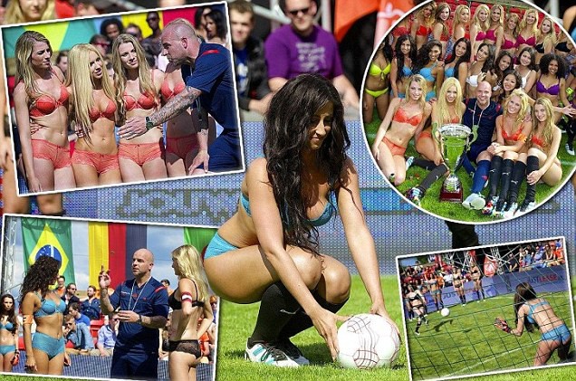 Chùm ảnh: Van der Meyde làm trọng tài ở World Cup Bikini