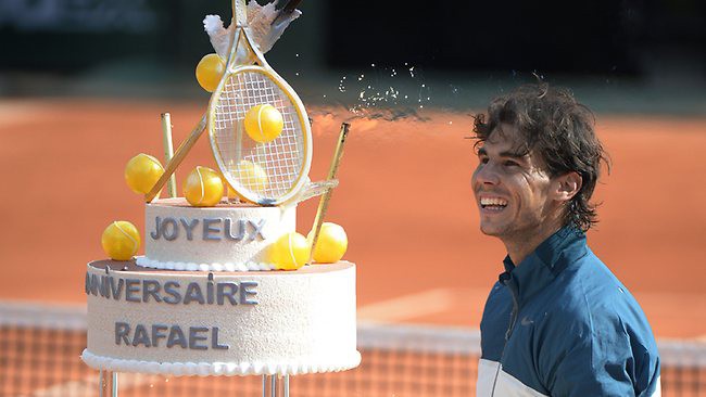 Rafael Nadal: Sinh nhật, bánh kem &amp; những điều bật mí