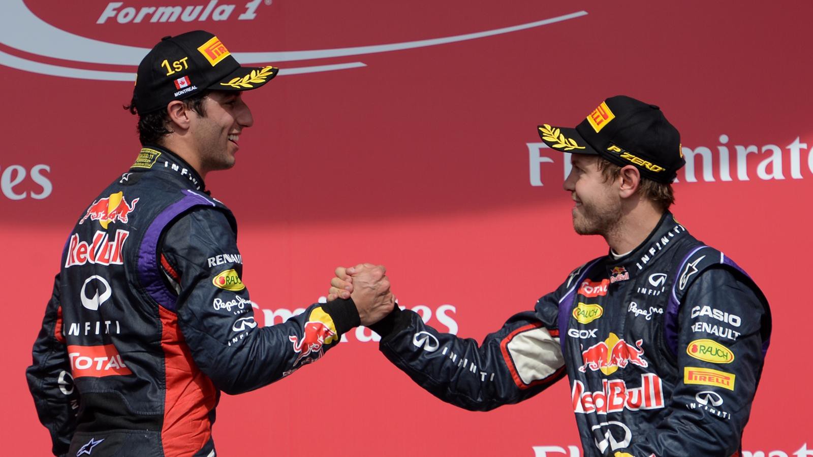 Red Bull kỳ vọng Ricciardo hơn Vettel