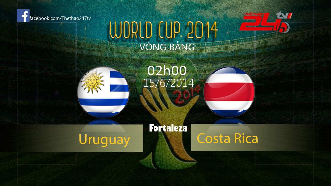 Trực tiếp Uruguay 1-3 Costa Rica: Cảm xúc thăng hoa (KT)