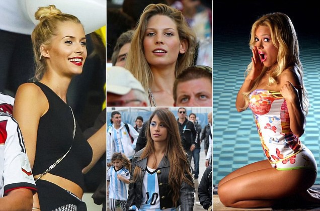 Chung kết Đức – Argentina: Nóng từ dàn Wags