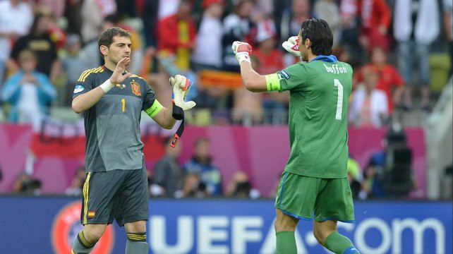 Casillas đối đầu Buffon, cuộc tái ngộ định mệnh