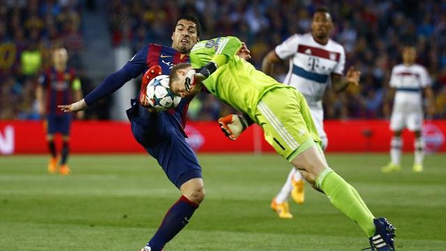 Những pha cản phá hay của Manuel Neuer trong trận gặp Barcelona