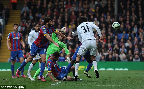 Crystal Palace 1-2 Man Utd: Người hùng Fellaini