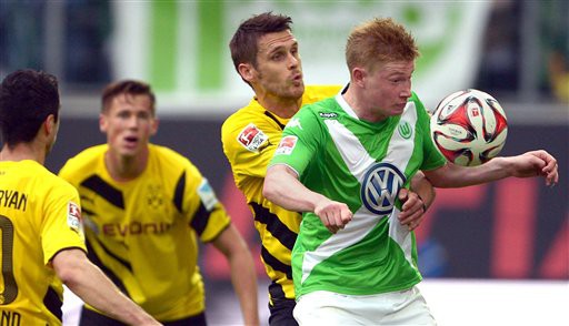 Wolfsburg 2-1 Borussia Dortmund: Khó vào top 6
