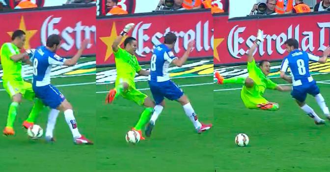 Xem lại pha bóng ngớ ngẩn của thủ thành Keylor Navas