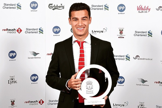 Philippe Coutinho – Cầu thủ xuất sắc nhất năm của Liverpool