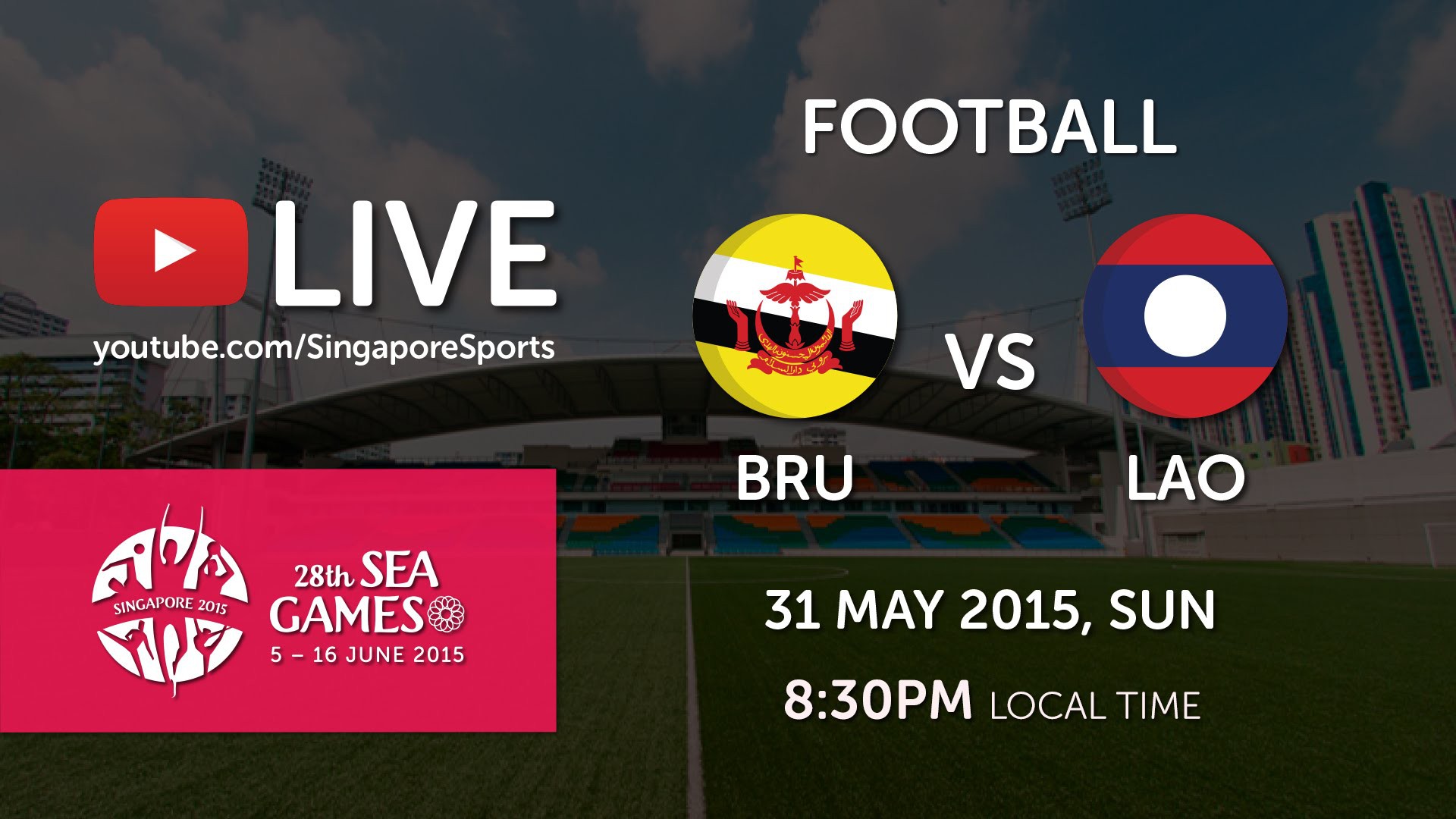 Tường thuật trực tiếp bóng đá nam SEA Games 28: U23 Brunei vs U23 Lào