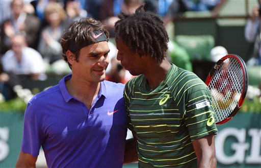Gael Monfils 1-3 Roger Federer: Không có bất ngờ