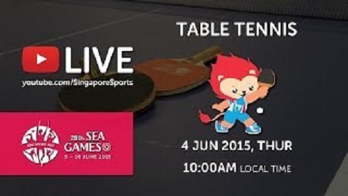 Trực tiếp bóng bàn SEA Games 28