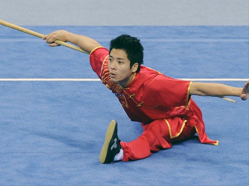 Bài thi trường quyền của VĐV Wushu Nguyễn Mạnh Quyền