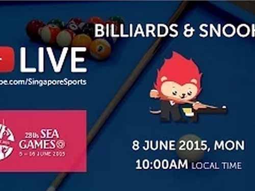 Trực tiếp Billiards & Snooker SEA Games 28