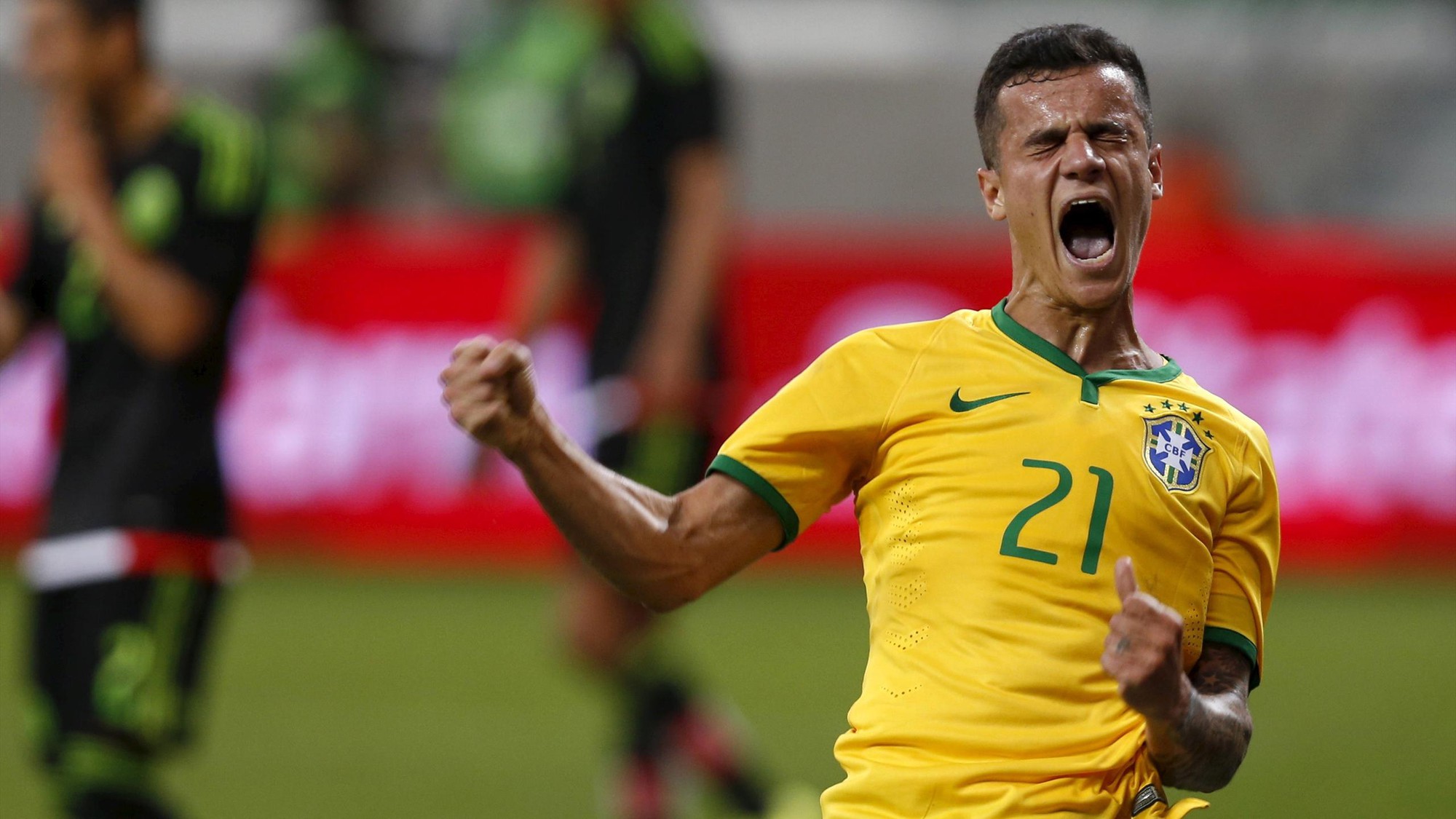 Brazil 2-0 Mexico: Lần đầu của Coutinho