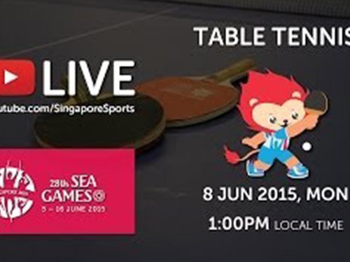 Trực tiếp bóng bàn ngày 8/6 SEA Games 28