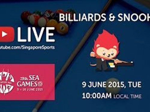 Trực tiếp Billiard & Snooker ngày 9/6 SEA Games 28