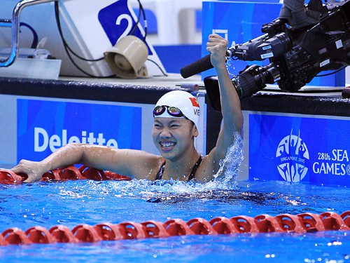 Siêu kình ngư Ánh Viên: Kỷ lục gia số 1 của SEA Games