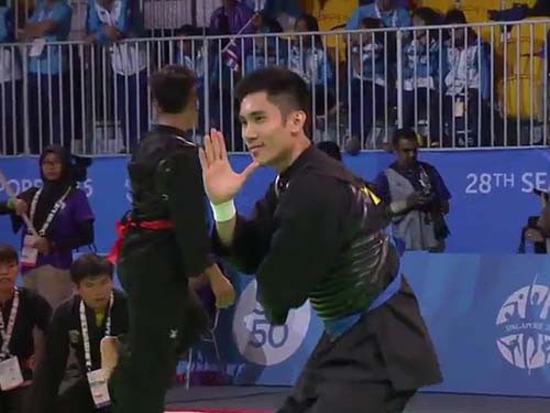 Nguyễn Thái Linh vào chung kết Pencak Silat hạng cân dưới 60kg