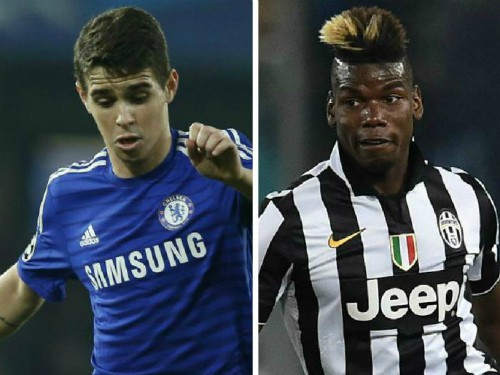 Chelsea dùng Oscar dụ Juventus nhả Pogba