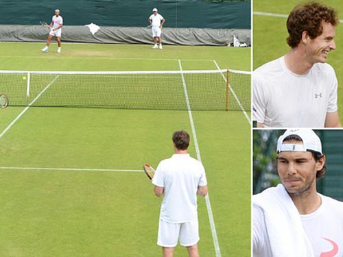 Nadal và Murray chọn tập với nhau
