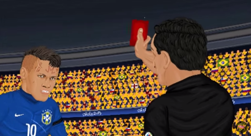 Copa America qua góc nhìn phim hoạt hình, không thể nhịn được cười