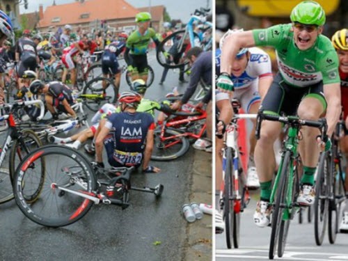 Chặng 5 tour De France: Mark Cavendish lại thua nước rút