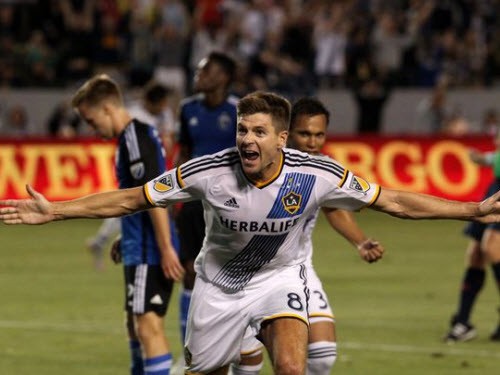 Giúp LA Galaxy ngược dòng trước San Jose Earthquakes (5-2): Gerrard dập tắt “động đất”