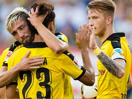 Luzern 1-4 Borussia Dortmund: Giải khát