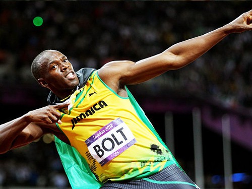 Usain Bolt về nhất giải Anniversary Games với thành tích 9 giây 87