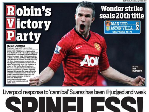 Nhờ “tin vịt”, Man Utd cướp được Van Persie