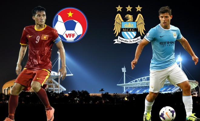 Trực tiếp giao hữu: Việt Nam vs Man City