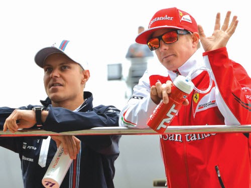 Bottas lấy chỗ của Raikkonen