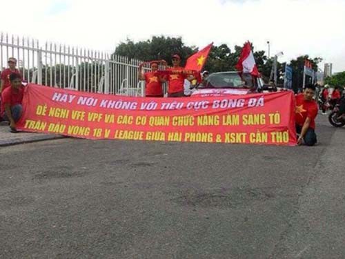 CĐV Hải Phòng yêu cầu “làm sáng tỏ trận XSKT.Cần Thơ – Hải Phòng”